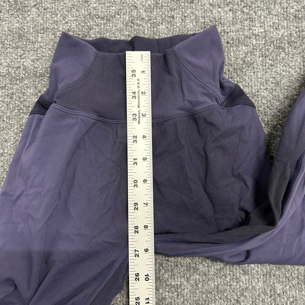 Alphalete Flare Leggings Womens Size XS Purple High Waisted Contoured Yoga Pants - Picture 4 of 8